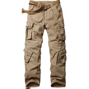 Pantalon cargo décontracté pour hommes marque personnalisée pantalon de jogging léger taille haute confortable 6 poches cordon de serrage vente en gros - Product Image 1