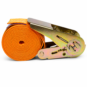 Correas de Amarre Resistentes de 25 mm con Gancho en J, Amarres Efectivos para Carga, Cinturón de Poliéster, Material de Acero y PP para Transporte - Product Image 4