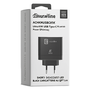 Cargador USB Tipo-C CHARGER ULTRA 65W Power Delivery Negro ACHSMUSBC65WK - Product Image 3