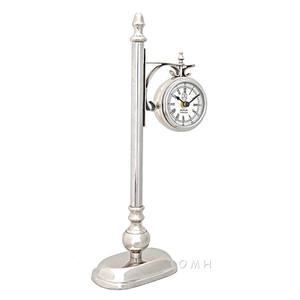 Horloge de poteau de lampadaire en laiton et aluminium, affichage décoratif unilatéral, design côtier, légère, modèle artisanal ancien et moderne pour table - Product Image 2