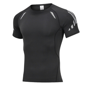 Camisetas de fitness de compresión para hombre, entrenamiento de gimnasia, entrenamiento atlético, correr, transpirable, secado rápido, manga larga, capa base, top - Product Image 6