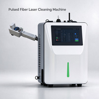 Système de nettoyage laser à dos 100W, machine à laser à fibre pulsée pour l'élimination de la rouille, de la peinture et de l'oxyde, unité portable de traitement des surfaces métalliques