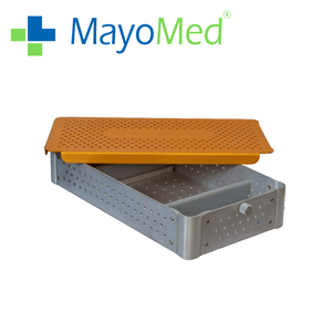 Caja Esterilizadora de Aluminio Ligera de Alta Calidad MayoMed para Autoclave, Contenedor para Curetas Ortopédicas, 1 Año de Garantía, CE - Product Image 2