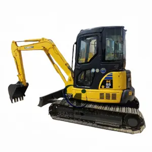 โรงงานเดิมทํา Komatsu PC55 PC50 รถขุด 5 ตันขนาดเล็กใช้ Komatsu 55 ขายร้อนในราคาที่ต่ํากว่า