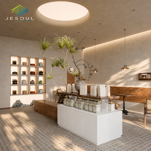 Rak <span class=keywords><strong>Display</strong></span> LED untuk Kedai Kopi, Meja Kopi, Showcase, Furnitur Hotel, Furnitur Restoran, Furnitur Bar, Gerobak Makanan, Peralatan Bar, Bar Emas - Product Image 4