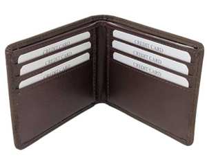 กระเป๋าสตางค์หนังแท้สำหรับผู้ชายที่มีระดับออกแบบมาสำหรับผู้ชายมีช่องเสียบบัตรและที่ใส่บัตร - Product Image 5