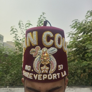 Win Court Temple Shriner Fez Maroon-HSE - Product Image 1
