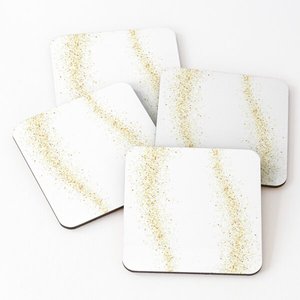 Juego de posavasos de taza antideslizantes asequibles, madera de acacia impresa hecha a mano para la decoración del hogar y la Oficina en Star Crafts India - Product Image 5