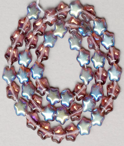 <b>Colorful</b> 6mm Glass Star <b>Bead</b> Czech Glass <b>Beads</b> Multicolored Glass <b>Beads</b> for Jewelry Making - Product Image 3