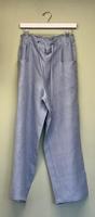 Pantalon en Tissu 100% Pur Lin, Pantalon en Lin Blanc
