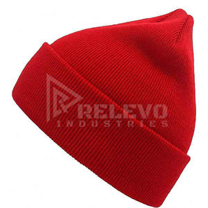 Fabricant de bonnets, broderie personnalisée du logo, impression numérique, bonnet en tricot d'hiver pour adultes, décontracté, extérieur, chaud, 100% polyester - Product Image 5