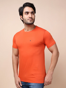 Camiseta de media manga con cuello redondo para hombre de alta calidad, cómoda, estilo versátil para todo el día y moda sin esfuerzo, 100% algodón - Product Image 5