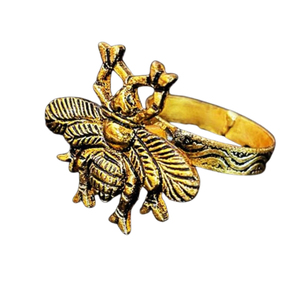 Servilletero de metal de latón hecho a mano para decoraciones de boda Fabricante de servilleteros chapados en oro de latón recién llegado de alta calidad - Product Image 5