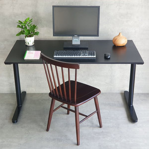 ชุดโต๊ะและเก้าอี้ไม้ยางพาราขนาด 140x70 ซม. รุ่นโมเดิร์น ขาเหล็ก (CB68194) - Product Image 4