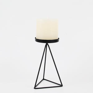 Juego de 3 Portavelas Navideños de Hierro Geométrico Moderno y Ecológico para Decoración del Hogar - Product Image 3