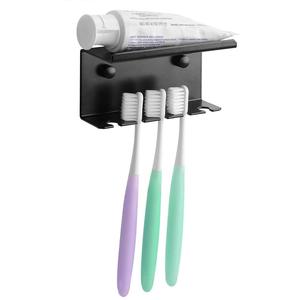 Porte-brosse à dents en métal élégant pour plan de travail, pour une organisation de salle de bain moderne et sans effort - Product Image 4