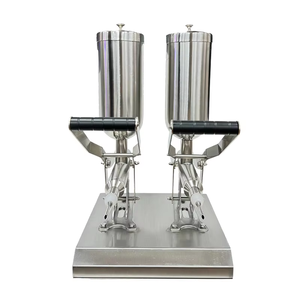 Commercial 5L*2 Non-Electric Churro Filler 3 Nozzles Manual Spanish Churros Cream Filling Machine for Bakeries Milk Flour - Product Image 4