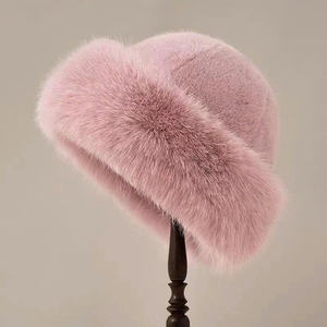 Chapeau chaud en fausse fourrure de vison pour femmes - Product Image 2