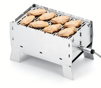 Barbecue pliable portable pour le camping en plein air, réchaud de pique-nique, barbecue au gaz