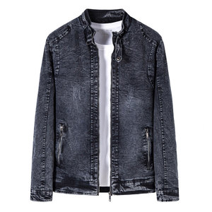 Nouveauté Veste en jean classique pour homme Col rabattu personnalisé Manches longues Respirant Léger Veste en jean pour homme à la vente - Product Image 4