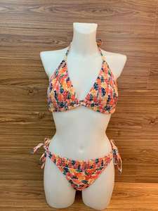 Conjunto de Bikini personalizado de cintura alta para mujer, trajes de baño con correas y decoraciones de diamantes de imitación y apliques, traje de baño personalizado - Product Image 6