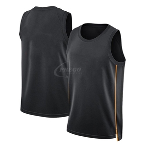 เสื้อบาสเก็ตบอลฤดูร้อนโลโก้แบบกำหนดเอง คุณภาพดีที่สุด แห้งเร็ว ไม่มีแขน โพลีเอสเตอร์ 100% ขายส่ง - Product Image 2