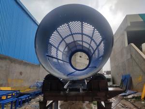 Planta de pantalla de trommel rotativa de tres etapas FR ENGIMECH para tratamiento de residuos municipales engranaje de recipiente de presión de Motor eficiente 7.5KW - Product Image 6