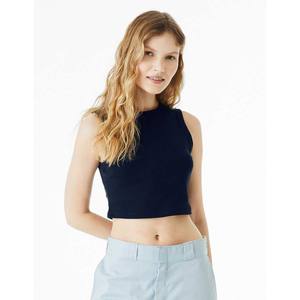 BELLA + CANVAS-Camiseta sin mangas Micro Rib Racer para mujer-Camiseta recortada 1019 ajustada - Product Image 6