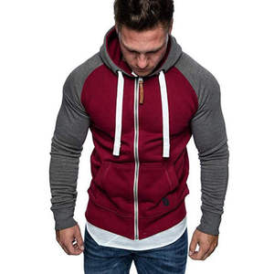 Sweat à capuche zippé en polaire épais pour homme, veste d'hiver, sweat-shirt à capuche, fourniture d'usine, vêtements de sport en polaire d'hiver - Product Image 6