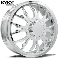 Jantes KYKY Duallyly 20x8.25 22x8.25 24x8.25 pouces en alliage 8x170 8x180 8x200 10x225 10x285.75 pour Chevrolet Silverado 2500HD 3500HD