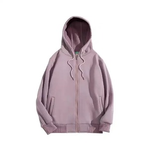 Pull à col rond personnalisé grande taille pour femmes vente en gros imprimé uni rose surdimensionné doux polaire 330 GSM dame sweats col rond - Product Image 2