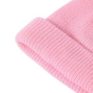 Gorros Cálidos al por Mayor, Gorros de Invierno Unisex de Punto, Gorros con Vuelta, Personaliza el Color y el Diseño - Product Image 3