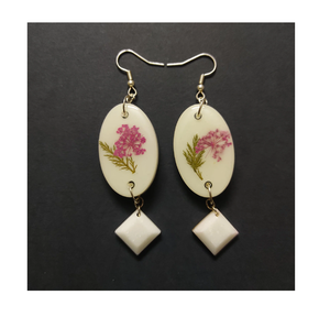 Boucles d'oreilles en résine de qualité exclusive pour les femmes Creative meilleure structuration Hoop Boucles d'oreilles Top Qualité Meilleure vente - Product Image 3