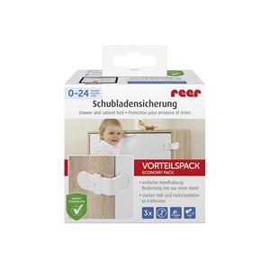 Lot économique de 3 serrures pour armoires/tiroirs Reer, 6 sangles de sécurité durables de taille standard - Product Image 2