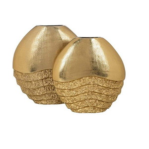 Jarrón de Metal de Diseño para Decoración de Hogares de Lujo, Centro de Mesa Creativo y Usos Decorativos Alternativos, Hecho a Mano - Product Image 3