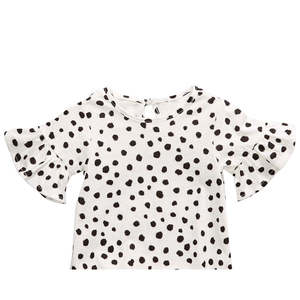 First Impressions Body in cotone bianco con maniche a campana e stampa leopardata per neonata 24 mesi - First Impressions Body per neonata - Product Image 3