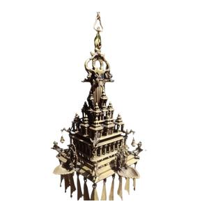 Grande Statue Krishna En Laiton – 15 Pouces – Décoration Intérieure, Inde