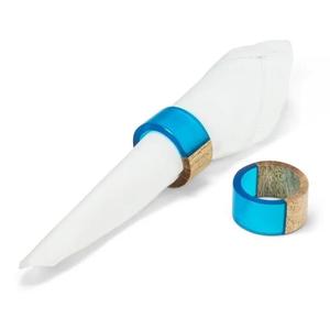 Soporte de resina para servilletas, anillo de resina hecho a precio barato, diseño moderno, venta al por mayor - Product Image 3