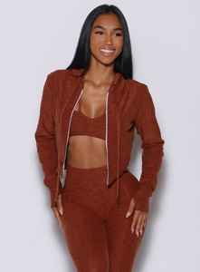 Sudadera con capucha negra de gran tamaño personalizada con mangas fruncidas para mujer, Sudadera con capucha transpirable antiarrugas para mujer, Sudadera con capucha para entrenamiento de gimnasio para mujer - Product Image 3