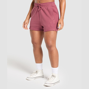 Short grande taille pour femmes avec cordon de serrage Créez votre logo personnalisé Short pour femmes Short respirant à séchage rapide pour femmes - Product Image 2