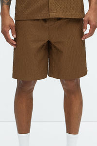 กางเกงกีฬาขาสั้นของผู้ชายสีทึบกางเกงขาสั้นออกกำลังกายฤดูร้อน - Product Image 2