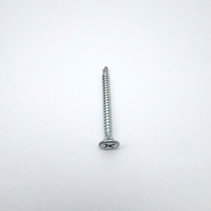 M4 #7 Metric Flat Head Self-Drilling Screw DIN 7504 ISO 15482 Carbon <b>Steel</b> Zinc Plated THV Vietnam - Product Image 3