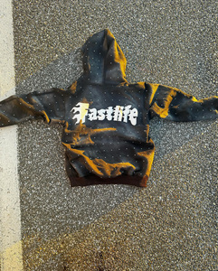 Custom Manufacturer's <b>Vintage</b> <b>Zip</b> Thermal <b>Hoodie</b> Heavyweight Distressed Patchwork Embroidery Applique 100% Cotton Acid Winter - Product Image 5