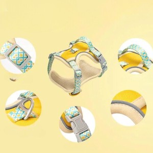 สายจูงสัตว์เลี้ยงลายสัตว์แบบเรียบง่าย พร้อมหัวเข็มขัดปรับได้ กันน้ำ สะท้อนแสง มีกระดิ่งเล็ก - Product Image 4