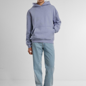 Sweat à capuche surdimensionné élégant et de haute qualité pour hommes 100% coton à séchage rapide avec broderie de logo personnalisée et impression numérique - Product Image 3