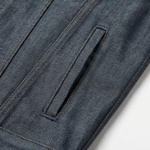 แจ็คเก็ตยีนส์ผู้ชายสไตล์ตะวันตกแบบมีซับใน รุ่นลำลอง ปี 2025 แจ็คเก็ตทรงทรัคเกอร์ แฟชั่นวินเทจ เสื้อคลุมสำหรับฤดูใบไม้ผลิและฤดูใบไม้ร่วง - Product Image 5