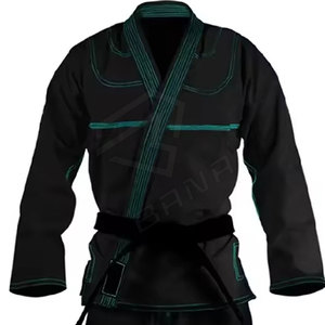 Uniforme unisex de algodón para Karate BJJ GI, alta calidad, mejor precio, venta al por mayor, logotipo personalizado, conjuntos ligeros para hombres, estilo de artes marciales - Product Image 2