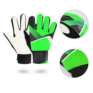 Anti Slip Football Soccer <b>Gloves</b> Custom Design Superb Quality Football Soccer Training Goalkeeper Leather <b>Gloves</b> From Pakistan - Product Image 6