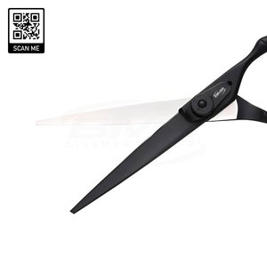 Ensemble de ciseaux à cheveux professionnels en acier inoxydable, tension réglable, design léger, pour salon de coiffure, ciseaux de barbier, haute qualité - Product Image 3