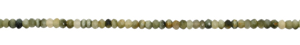 Perles de pierres précieuses en forme de rondelle facettées vertes et jaunes œil de chat de 4 à 4,5 mm pour la fabrication de bijoux - Product Image 5